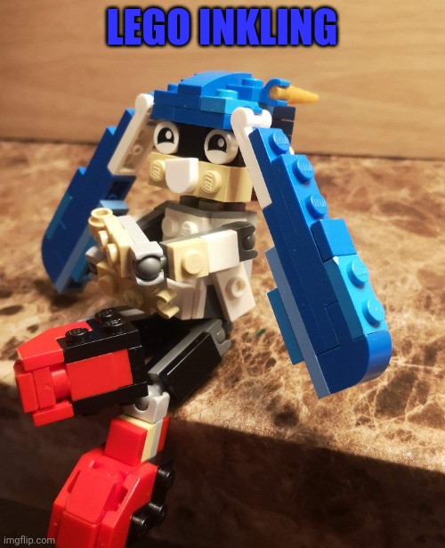 Lego inkling (Owner note: omg thats so cutee) | LEGO INKLING | image tagged in lego,inkling | made w/ Imgflip meme maker
