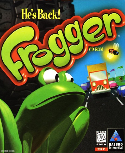 Frogger Windows 95 | image tagged in frogger windows 95 | made w/ Imgflip meme maker