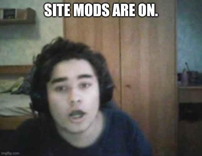 D: | SITE MODS ARE ON. | image tagged in memes | made w/ Imgflip meme maker
