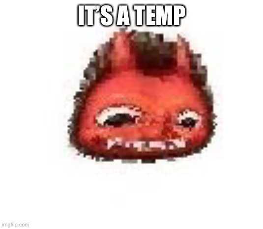 Squished boi | IT’S A TEMP | image tagged in squished boi | made w/ Imgflip meme maker