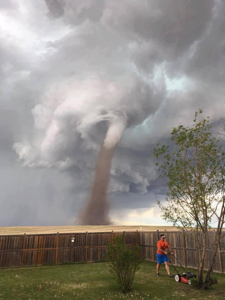 Tornado Lawn Mower Blank Meme Template