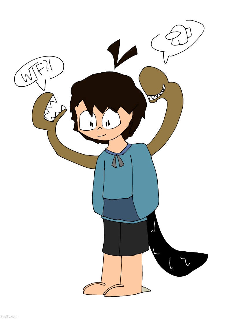 Dan x Carlos shipchild cuz Carlos wants me to draw about it | made w/ Imgflip meme maker