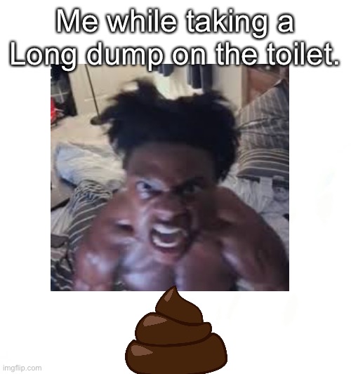 [This meme was poorly made. For more options please press 21] | Me while taking a Long dump on the toilet. | image tagged in funny memes,funny,toilet humor,memes | made w/ Imgflip meme maker
