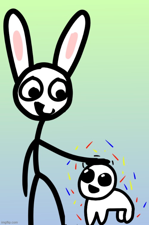 yippee | image tagged in bunni | made w/ Imgflip meme maker