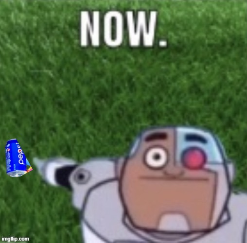 Cyborg touch grass now | image tagged in cyborg touch grass now | made w/ Imgflip meme maker