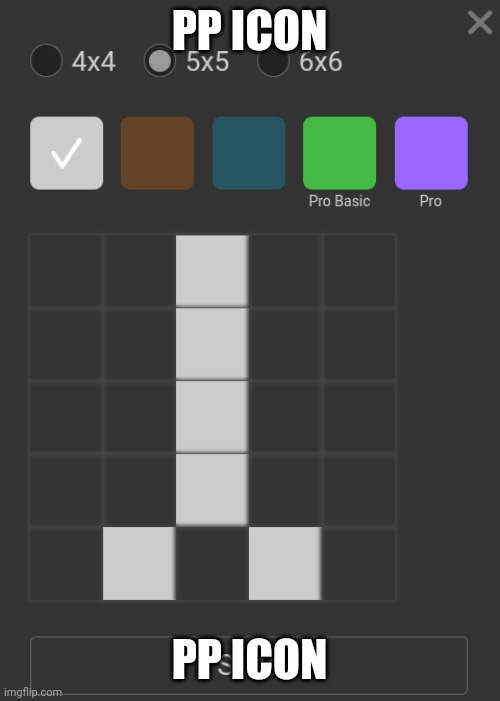 PP ICON; PP ICON | made w/ Imgflip meme maker