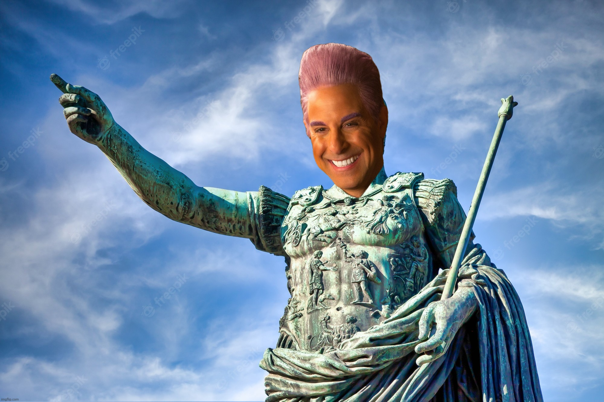 Caesar Flickerman Blank Meme Template