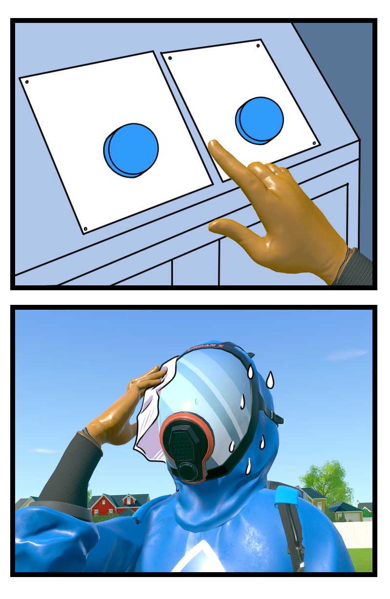 High Quality PWS Button Meme Monday Blank Meme Template