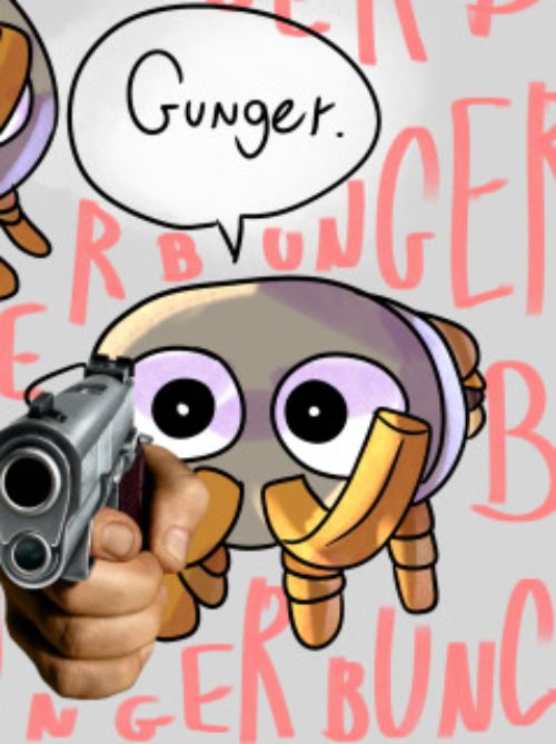 High Quality Gunger. Blank Meme Template
