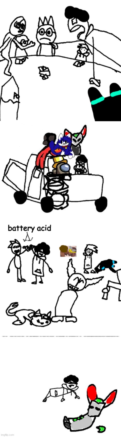 all the msmg party parts we have so far in order | made w/ Imgflip meme maker