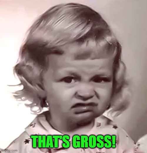 That's gross | THAT'S GROSS! | image tagged in that's gross | made w/ Imgflip meme maker
