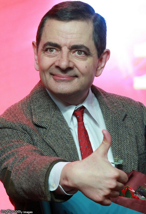Mr Bean Approves | image tagged in mr bean approves | made w/ Imgflip meme maker