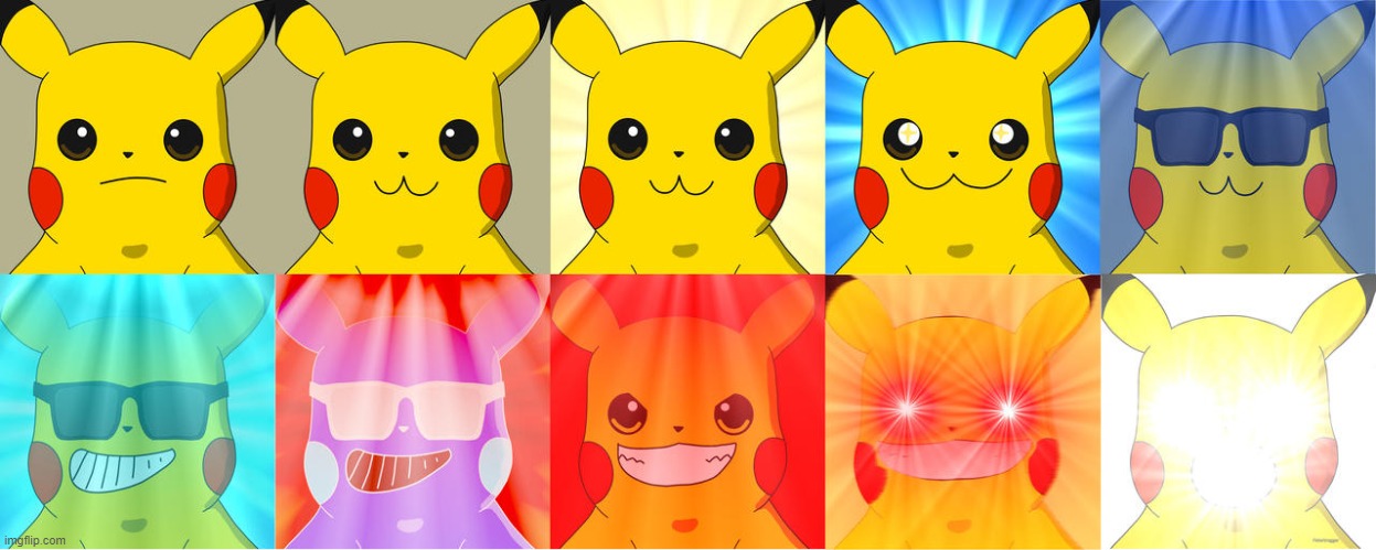Pikachu becoming Canny | image tagged in memes,pokemon,pikachu,mr incredible becoming canny,amogus,why are you reading this | made w/ Imgflip meme maker