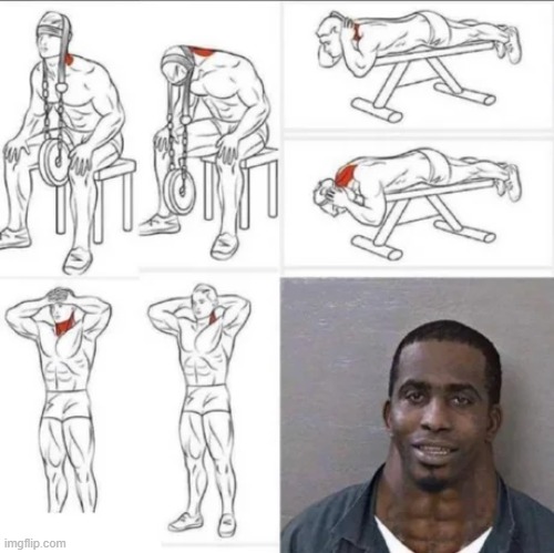 how to have muscles in your neck | image tagged in memes | made w/ Imgflip meme maker