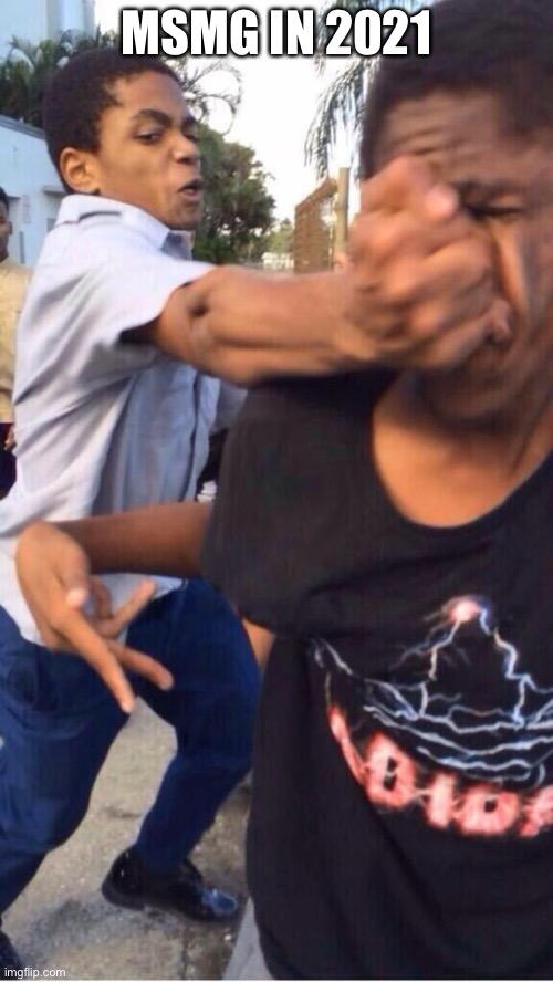 people fighting | MSMG IN 2021 | image tagged in people fighting | made w/ Imgflip meme maker