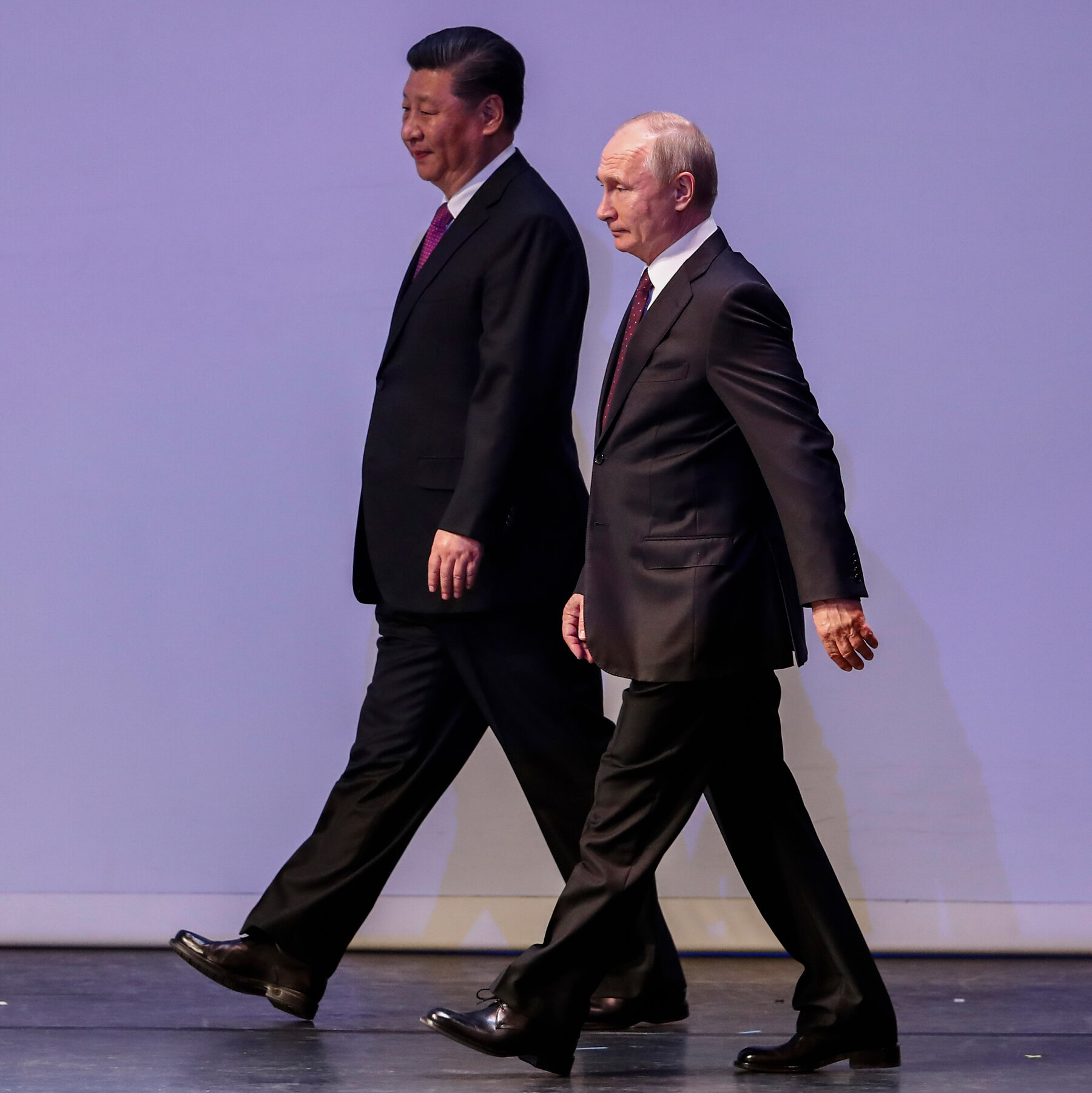 Vladimir Putin & Xi Jinping Blank Meme Template