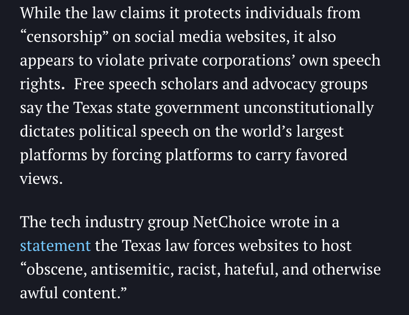Texas free speech law Blank Meme Template