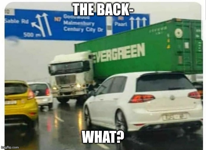 look back | THE BACK- WHAT? | image tagged in look back | made w/ Imgflip meme maker