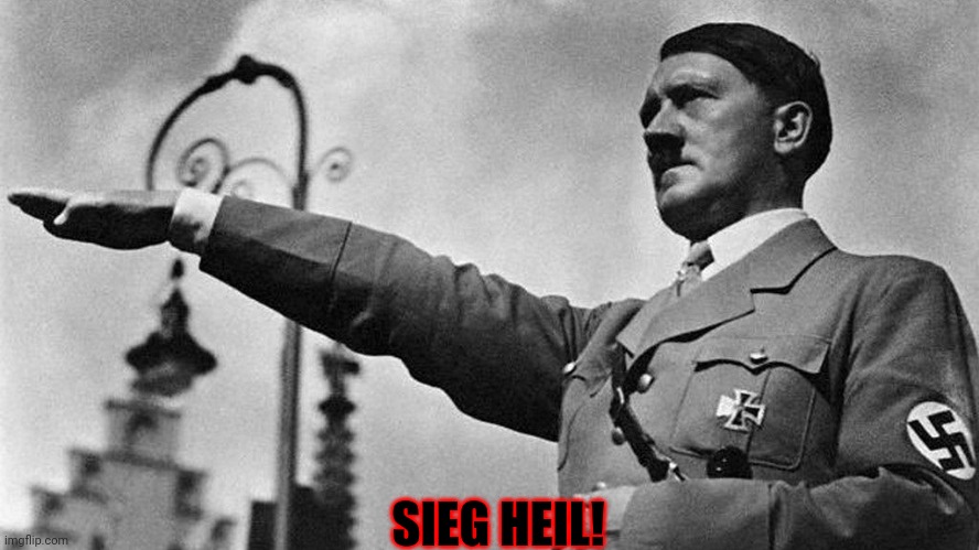 Adolf Hitler Heil | SIEG HEIL! | image tagged in adolf hitler heil | made w/ Imgflip meme maker