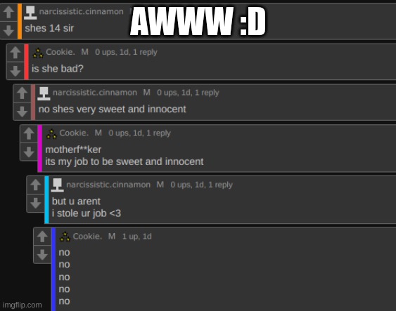 AWWW :D | made w/ Imgflip meme maker