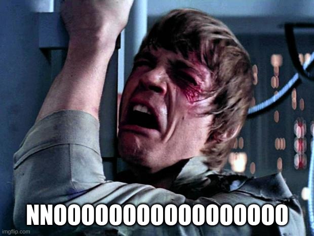 Luke Skywalker No Era Penal | NNOOOOOOOOOOOOOOOOO | image tagged in luke skywalker no era penal | made w/ Imgflip meme maker