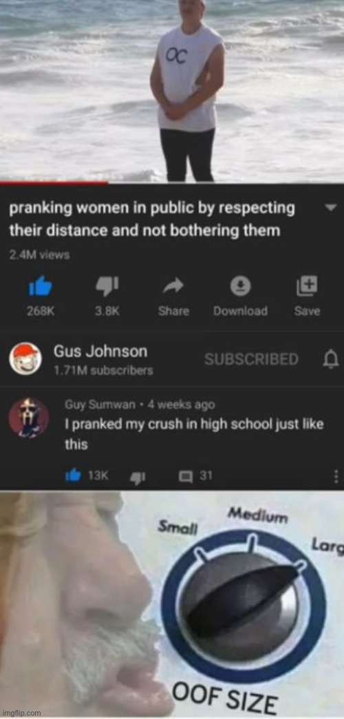 Ouch | image tagged in memes,funny,ouch | made w/ Imgflip meme maker