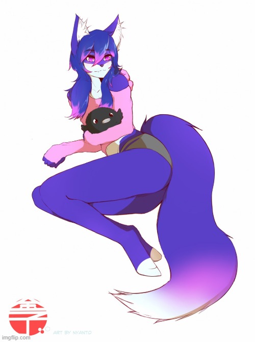 By Nyanto | image tagged in furry,femboy,cute,adorable,dat ass,thighs | made w/ Imgflip meme maker