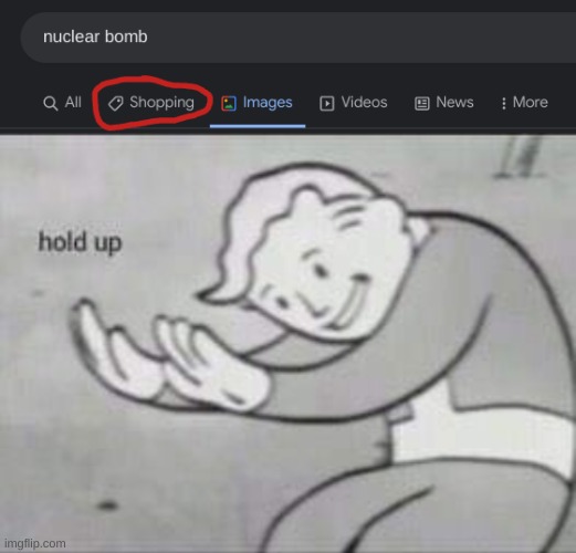 wait WHAT | image tagged in fallout hold up | made w/ Imgflip meme maker