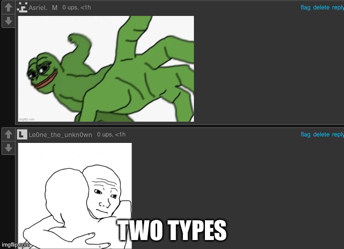 TWO TYPES | made w/ Imgflip meme maker