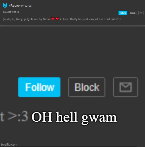 OH hell gwam | made w/ Imgflip meme maker
