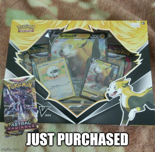 New cards! | JUST PURCHASED | image tagged in pokemon,cards | made w/ Imgflip meme maker