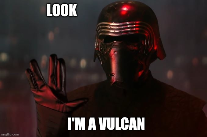 LOOK I'M A VULCAN | made w/ Imgflip meme maker