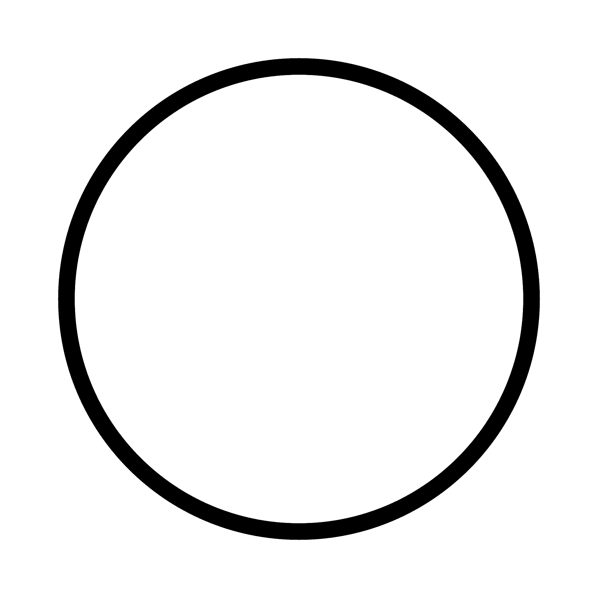 High Quality White Circle Blank Meme Template