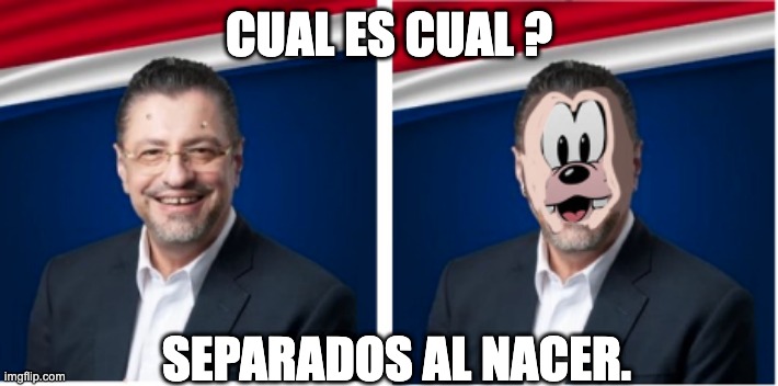 chavezIdenticos | CUAL ES CUAL ? SEPARADOS AL NACER. | image tagged in goofychavez | made w/ Imgflip meme maker
