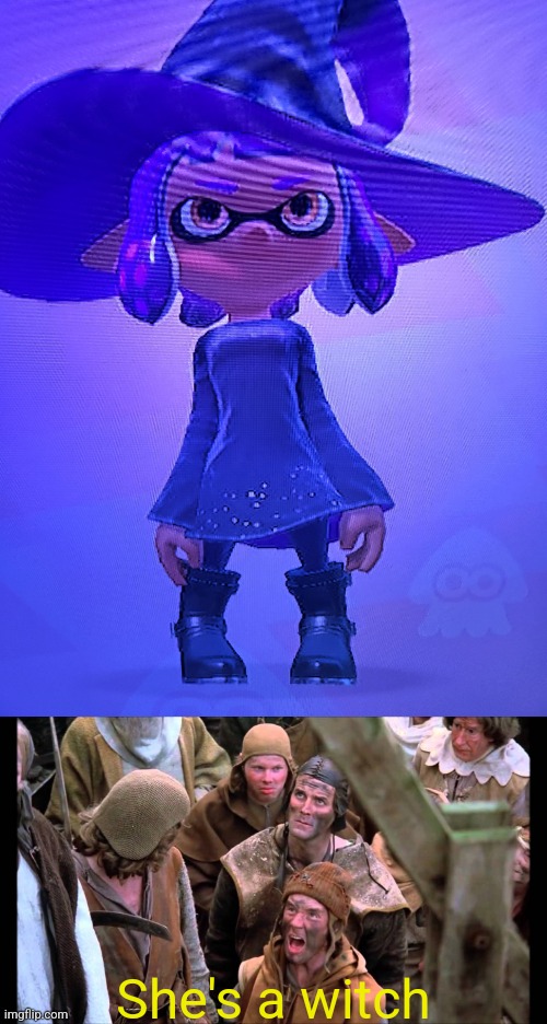 She's a witch | image tagged in she's a witch | made w/ Imgflip meme maker