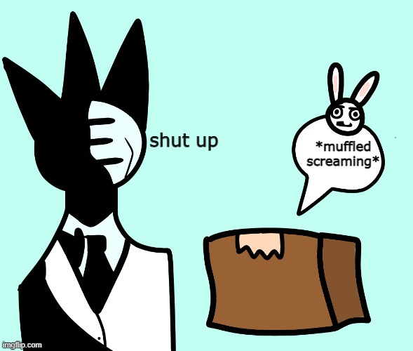 schrodinger's rabbit | made w/ Imgflip meme maker