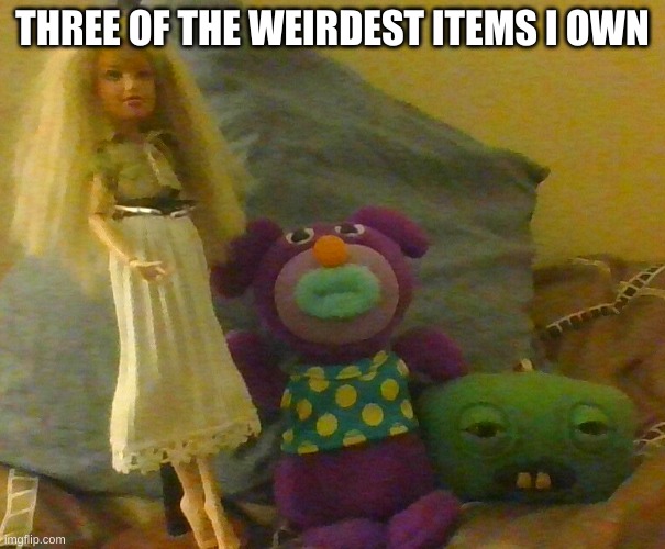 THREE OF THE WEIRDEST ITEMS I OWN | made w/ Imgflip meme maker