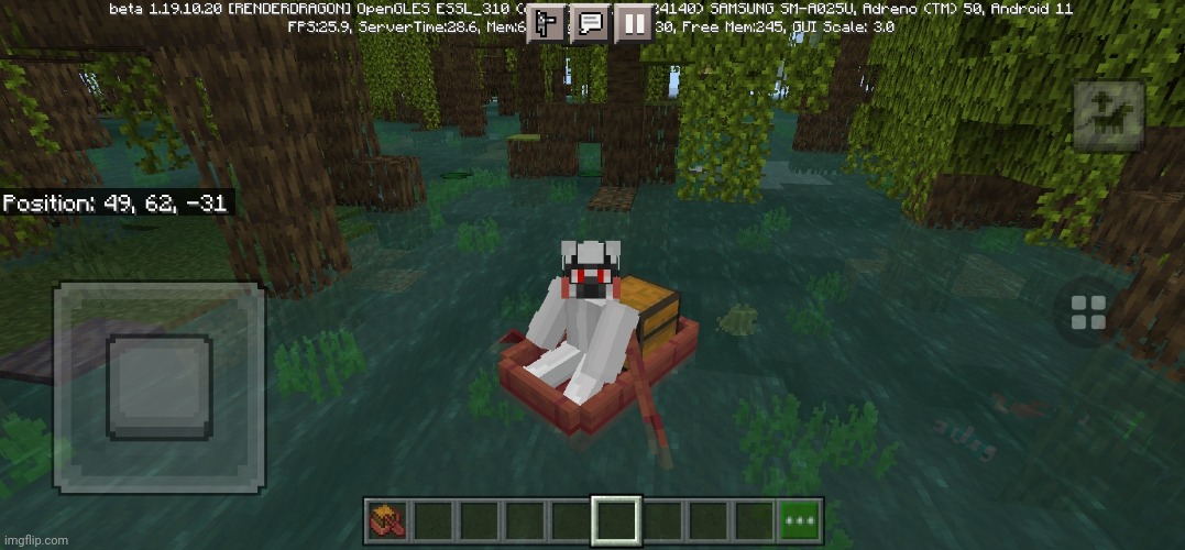 Minecraft Dr. K in a boat | image tagged in changed | made w/ Imgflip meme maker