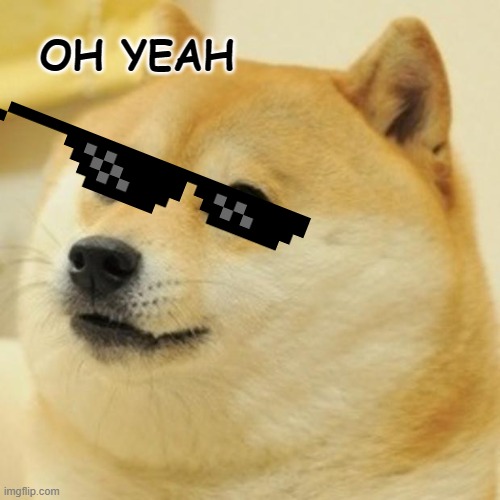 Doge Meme | OH YEAH | image tagged in memes,doge | made w/ Imgflip meme maker