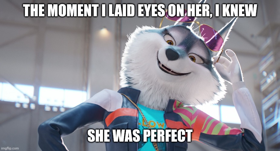 THE MOMENT I LAID EYES ON HER, I KNEW; SHE WAS PERFECT | made w/ Imgflip meme maker
