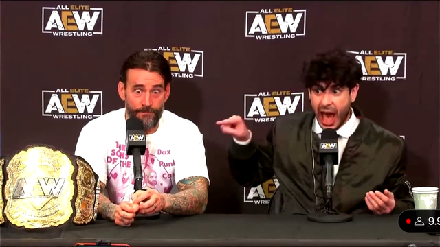 High Quality CM Punk and Tony Khan Blank Meme Template