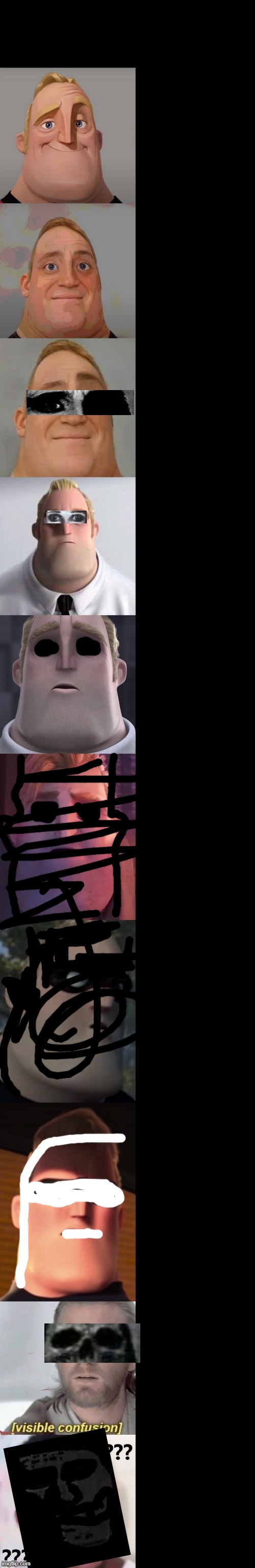 Mr Incredible becoming confused | image tagged in mr incredible becoming confused | made w/ Imgflip meme maker