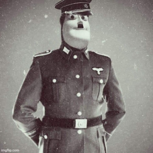 Buzz Lightyear in a nazi uniform | image tagged in buzz lightyear in a nazi uniform | made w/ Imgflip meme maker