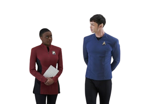 Spock Uhura Strange New Worlds Blank Meme Template