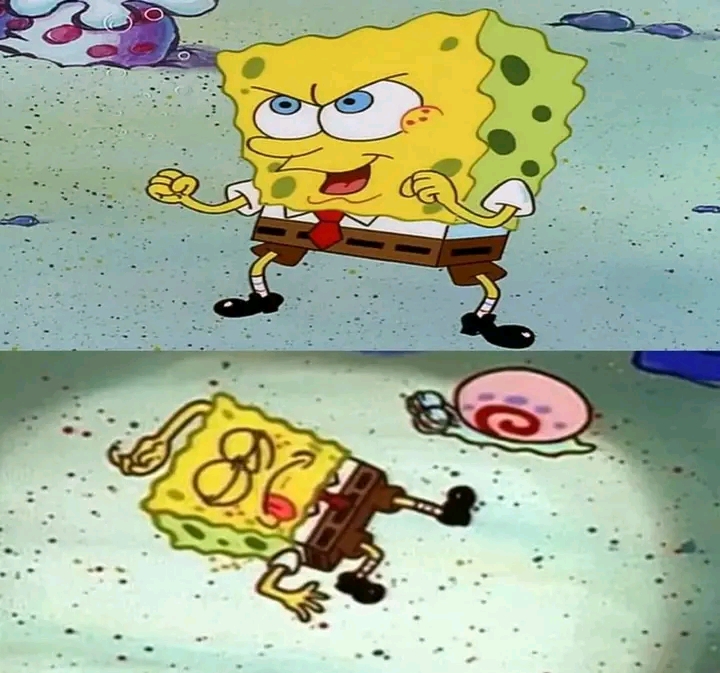 Spongebob maju lo Blank Meme Template