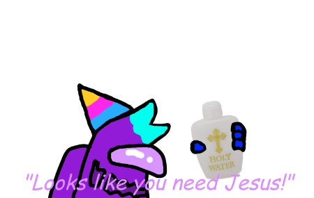 Rainbow says that it looks like you need Jesus!(Pan ver.) Blank Meme Template