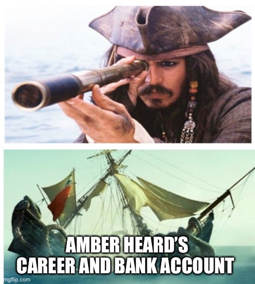 There goes that bank account and career | AMBER HEARD’S CAREER AND BANK ACCOUNT | image tagged in amber heard,johnny depp | made w/ Imgflip meme maker