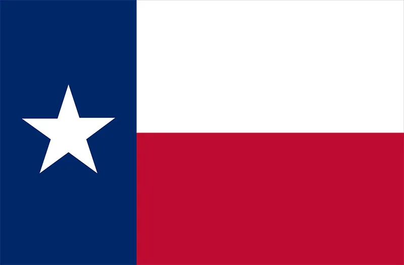 High Quality Flag of Texas Blank Meme Template