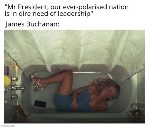 It's the Late 1850s...the Country is on Edge | image tagged in history memes | made w/ Imgflip meme maker