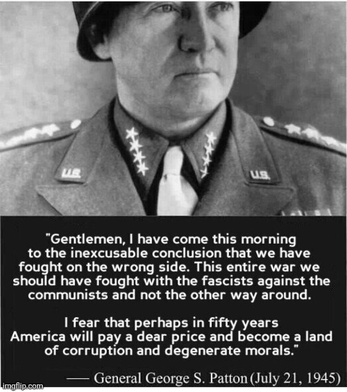 Patton / nationalvanguard.org / renegadetribune.com | image tagged in patton / nationalvanguard org / renegadetribune com | made w/ Imgflip meme maker